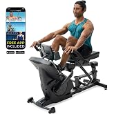 Teeter Power10 Rower with 2-Way Magnetic Resistance Elliptical Motion - Indoor Rowing Machine w/HRM Connectivity, Teeter Move App - Free Classes &amp; Coaching