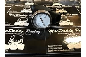 MacDaddy Racing Suzuki Lt 500 Quadzilla Coolant Temperature Gauge (Black)