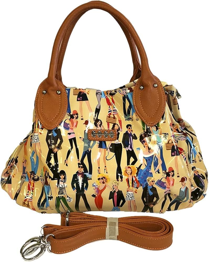 Leather Handbag Cream Handbags