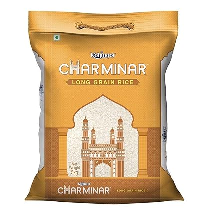 Kohinoor Charminar Long Grain Rice, 5 kg Pack