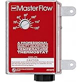 GAF Master Flow Manually Adjustable Power Thermostat for Power Vents &amp; Fans | Activated by Temperature, Helping Power Vents Reduce damaging Moisture | Universal Compatability | UL Listed - PT6