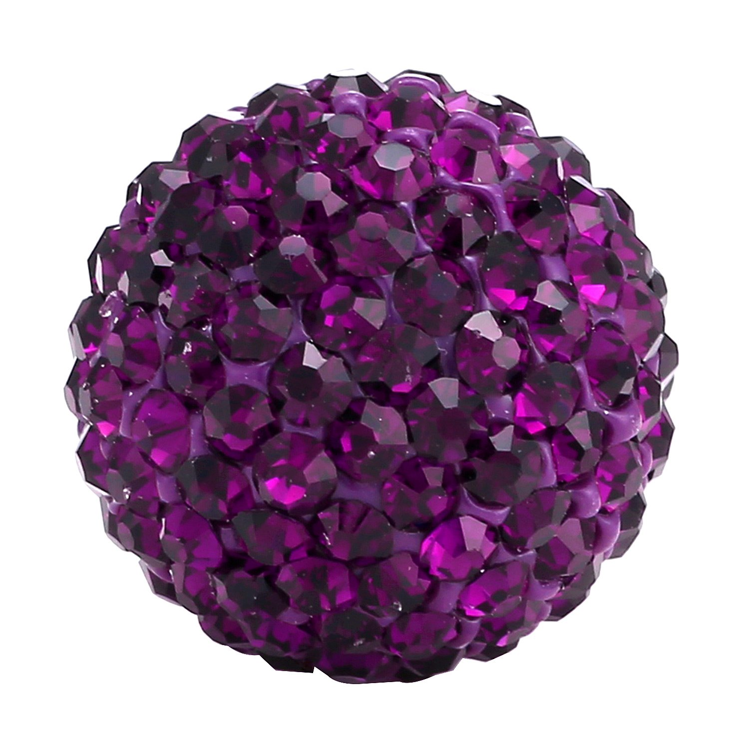 Morella Women's Angel Sound Ball Purple Zirconia Ø 16 mm 0.63"