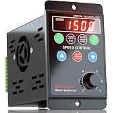 Generic 750W 1HP VFD, AC 110-220V Variable Frequency Drive, Single Phase to 3 Phase Converter for Speed Control of Spindle Motor, Lathe Motor, HVAC System, CNC Machine, Milling Machine More
