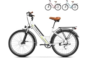 CBVELO 1000W Ebikes for Adults，80 Miles Max Range Removable Battery Ebike，26" Electric Bike for Adults Adult Electric Bike for Commute（7-Speed）