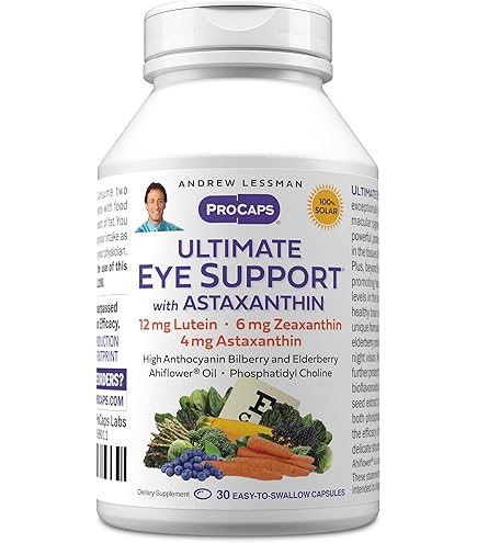 Amazon.com: Andrew Lessman Ultimate Eye Support 30 Softgels - 12mg
