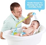 Yookidoo Baby Bath Shower Head Elephant Water Pump Blue view 3