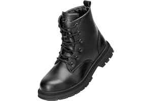 OWIF Waterproof Steel/Composite Toe Boots for Women Men, 6" Comfortable Work Boots Slip-resistant Safety Toe Construction Shoes