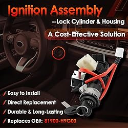 Ignition Assembly, Lock Cylinder Switch & Cylinder