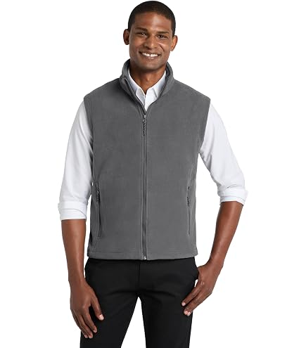 Port Authority Value Fleece Vest F219, Black, Medium at Amazon