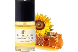 Bee Naturals Nail & Cuticle Oil 0.5 oz - Heals Cracked Nails & Rigid Cuticles. Deep moisture for nails and cuticles. Contains rich avocado and castor oils. Massage into nails and cuticles.