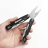 Multi-tool with Pocket Clip, all in one Stainless Steel Multi-Purpose Pocket Knife Pliers Kit with Screwdriver, Self-locking