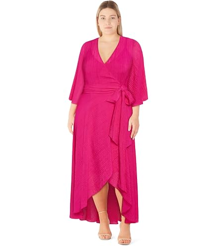 city chic hot pink dress Women's Plus Size colorful maxi dresses