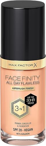 Max Factor Facefinity All Day Flawless Foundation 3-in-1 SPF20 30ml N75