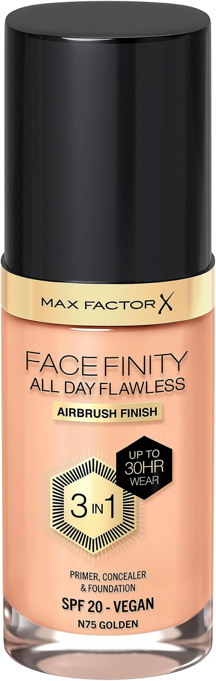 Max Factor Facefinity All Day Flawless Foundation 3-in-1 SPF20 30ml N75