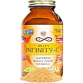 Infinity-C Organic Whole-Food Sourced Vitamin C Powder | Acerola, Camu Camu & Amla | 1000mg Superfood C | High-Potency | Shilajit, Astragalus Root & Ginger | Vegan, Non-GMO (30 Servings)