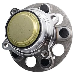 TRQ 2 Piece Rear Wheel Bearing & Hub Assembly Set