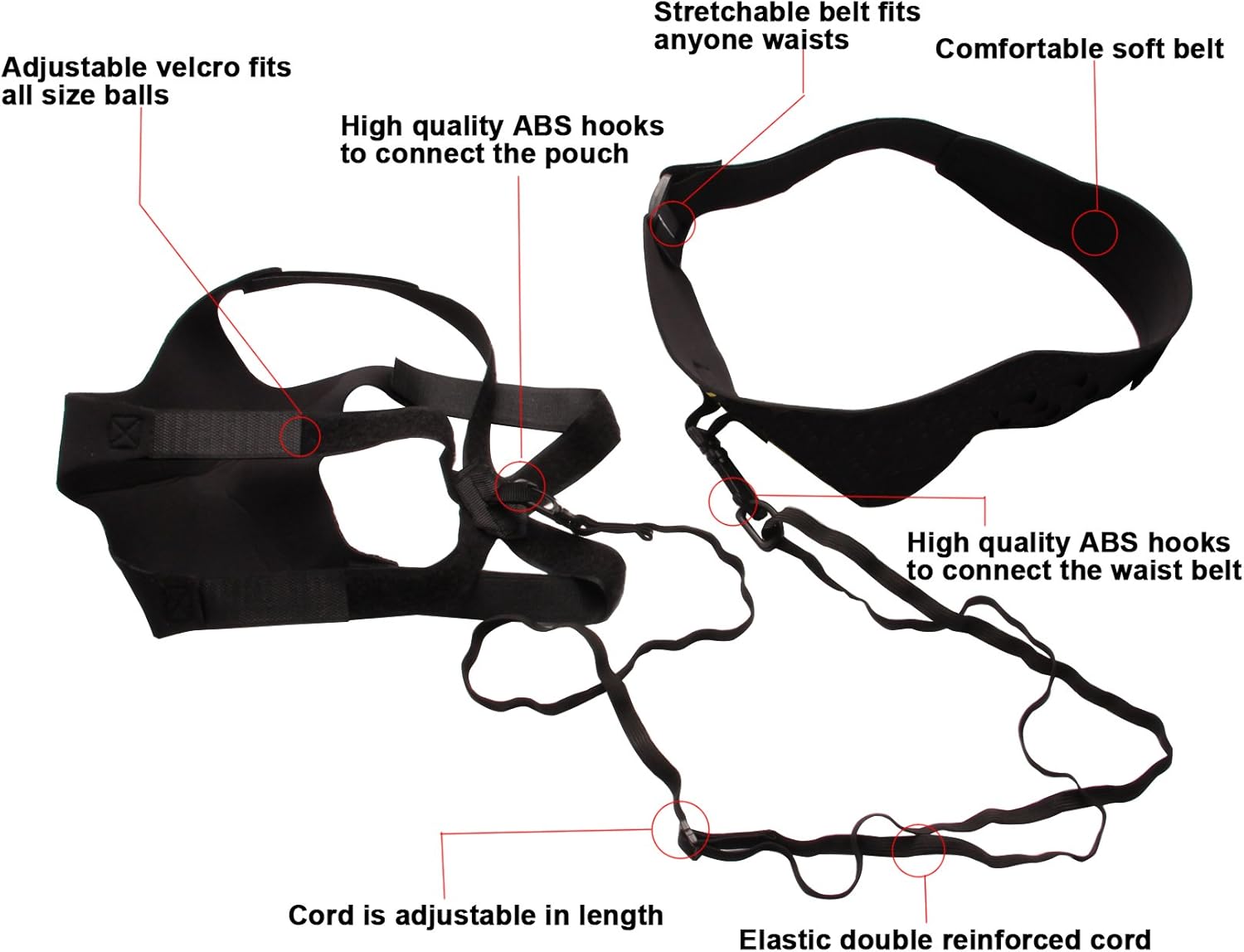 HoDrme 2 Sets of Volleyball Training Aid-Volleyball Rebounder & Resistance Band-Great Trainer for Solo Practice of Serving Tosses, Arm Swings and Passing Technique : Sports & Outdoors