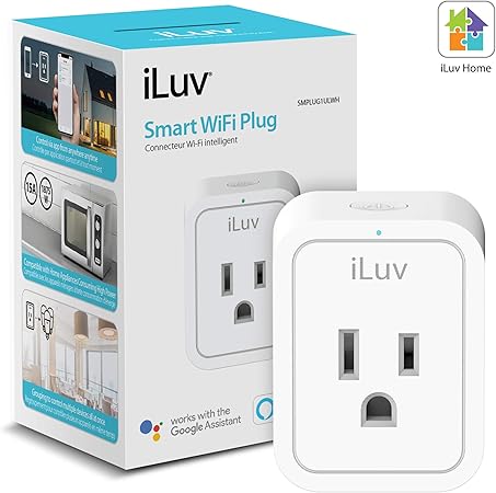 Iluv Smart Plug Smart Outlet Up To 1875w Multiple Schedules
