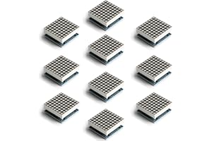 EC Buying MAX7219 Dot Matrix Display - 10pcs SCM Control Drive LED Display with Red Display