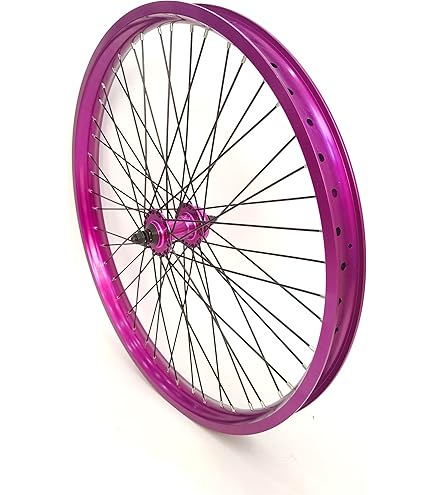 Jante Arrière Rétropédalage 20 36 Rayons Velo Chopper Lowrider Cruiser Noir Argent
