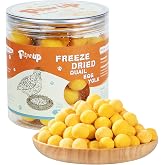 PAWUP Freeze Dried Cat Treats, Quail Egg Yolk, Single Ingredient, 4.2 oz | Cat Food Topper, Dog Treat, Premium Quality Protein, Rawhide Free, Gluten&amp;Grain Free