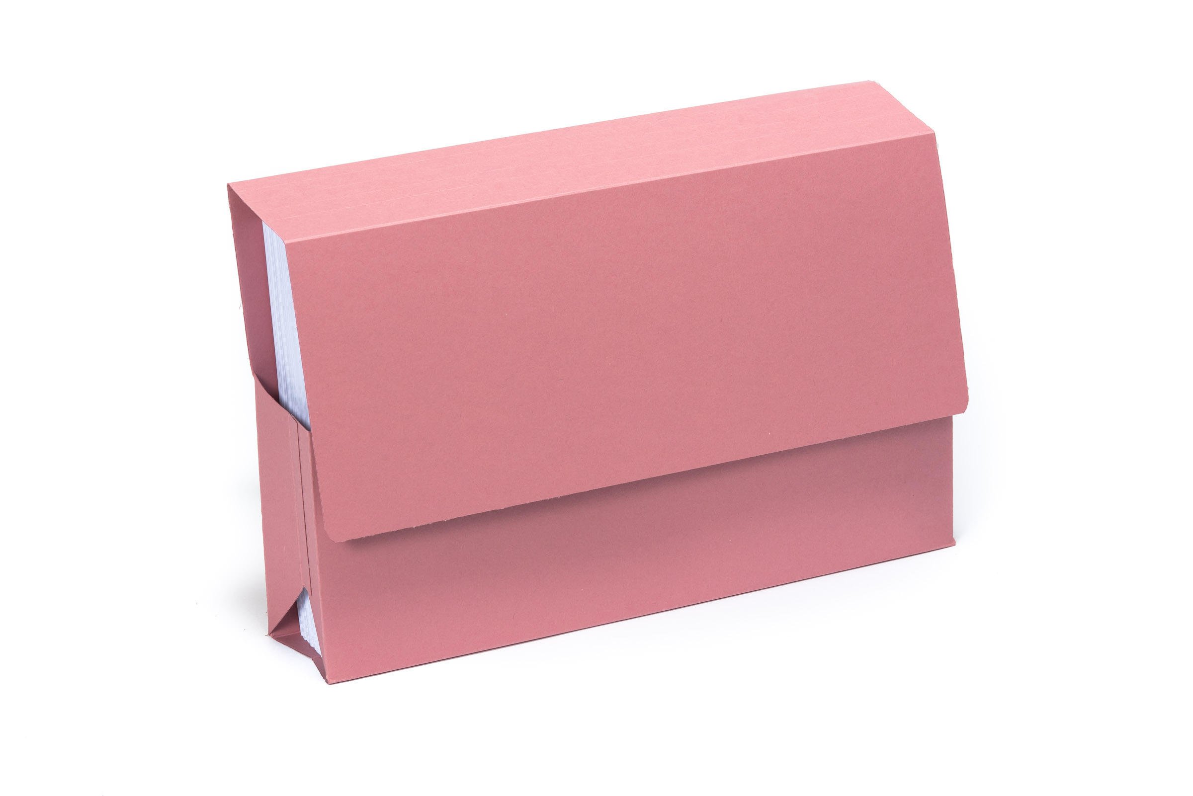 Exacompta Guildhall Probate Wallets, 315 gsm, Foolscap - Pink, Pack of 25