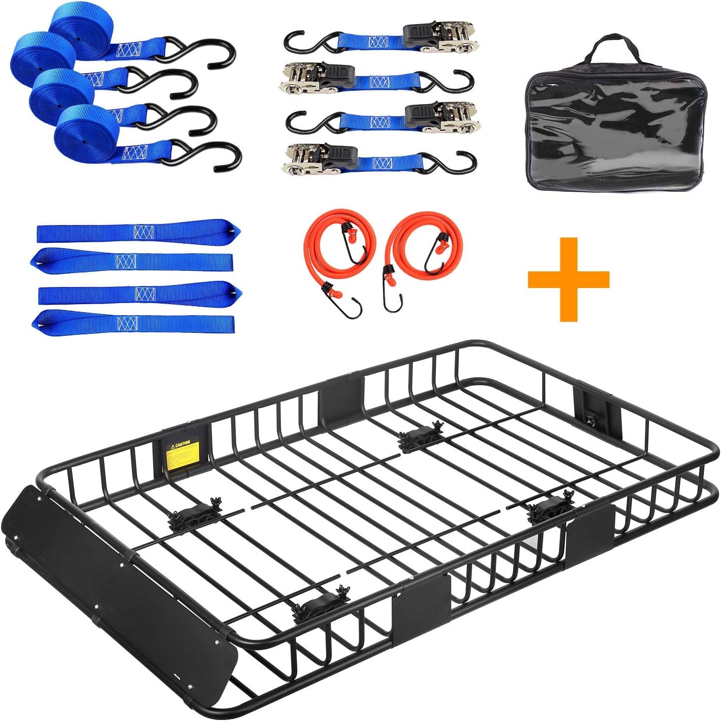 Cargo Baskets Tiptiper Rooftop Cargo Basket Universal Roof Rack Cargo
