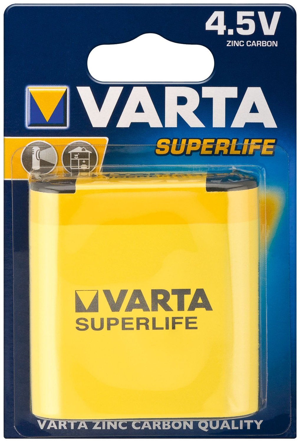 Varta Superlife 3R12 4.5V Yellow Battery