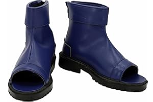 Loveian Womens Anime Japanese Ninja Blue Boots Shoes Halloween Cosplay Costume