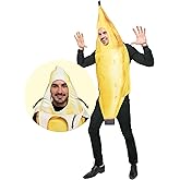 Spooktacular Creations Realistic Banana Costume for Adult Halloween Costume, Theater Plays, Outdoor Activity