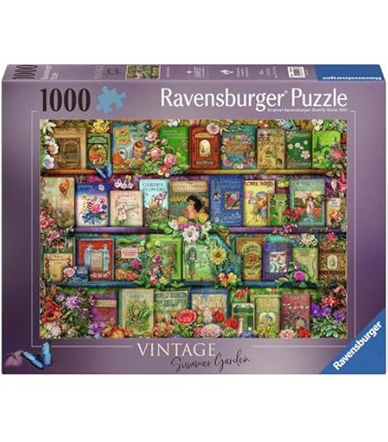 Amazon.com: Ravensburger Aimee Stewart Vintage Summer Garden 1000