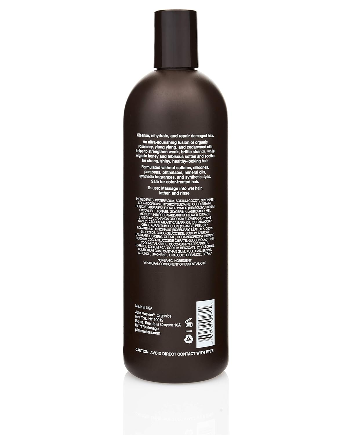 John Masters Organics Shampoo For Damaged Hair With Honey