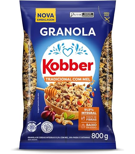Kobber Granola Tradicional com Mel 250g | Amazon.com.br