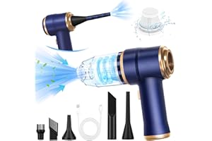 BELIBUY Handheld Car Vacuum Cleaner, Portable Cordless Mini Vacuums with Multi-Nozzles, High Power Dry Hand held Vacuum for Car, Computer, Sofa, Office, Pet, Home