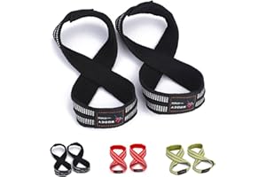 MOOCY Figure 8 Lifting Straps-Weightlifting Straps,Deadlifts - Deadlifting Straps,Lifting Straps,Wrist Straps