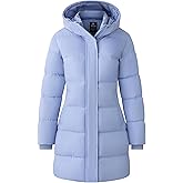 wantdo Women's Winter Coats Long Puffer Parka Jacket with Hood