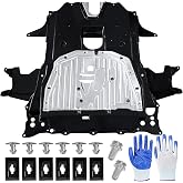 JkorkM 74110-TBA-A00 Engine Splash Guard Fit for Honda Civic 2016-2021 | Under Car Shield Cover Replacement with Screws &amp; Bolts Replaces 74110TBAA00 for Civic Engine Underbody Protection