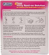 Wundapets Johnsons 4FLEAS Spot On Kittens & Small Cats Dual Action view 4