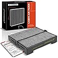 A-Premium Cabin Air Filter with Activated Carbon Compatible with Subaru Forester 2003 2004 2005 2006 2007 2008, 2.5L, AWD, Replace# G3010SA100, 72880SA000