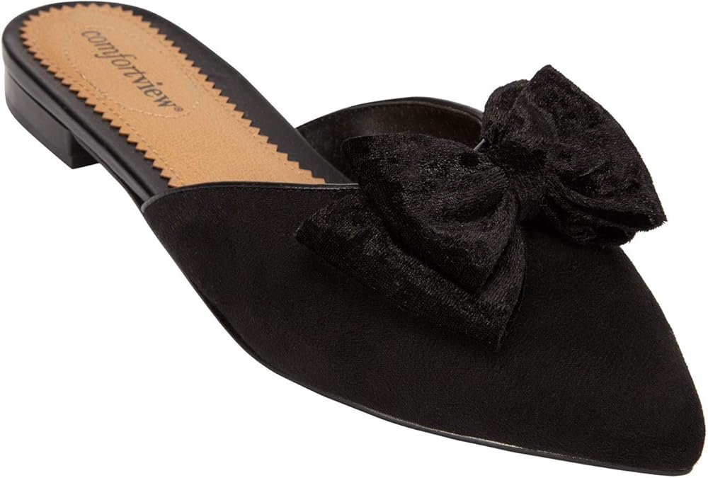 women's wide width mules and clogs
