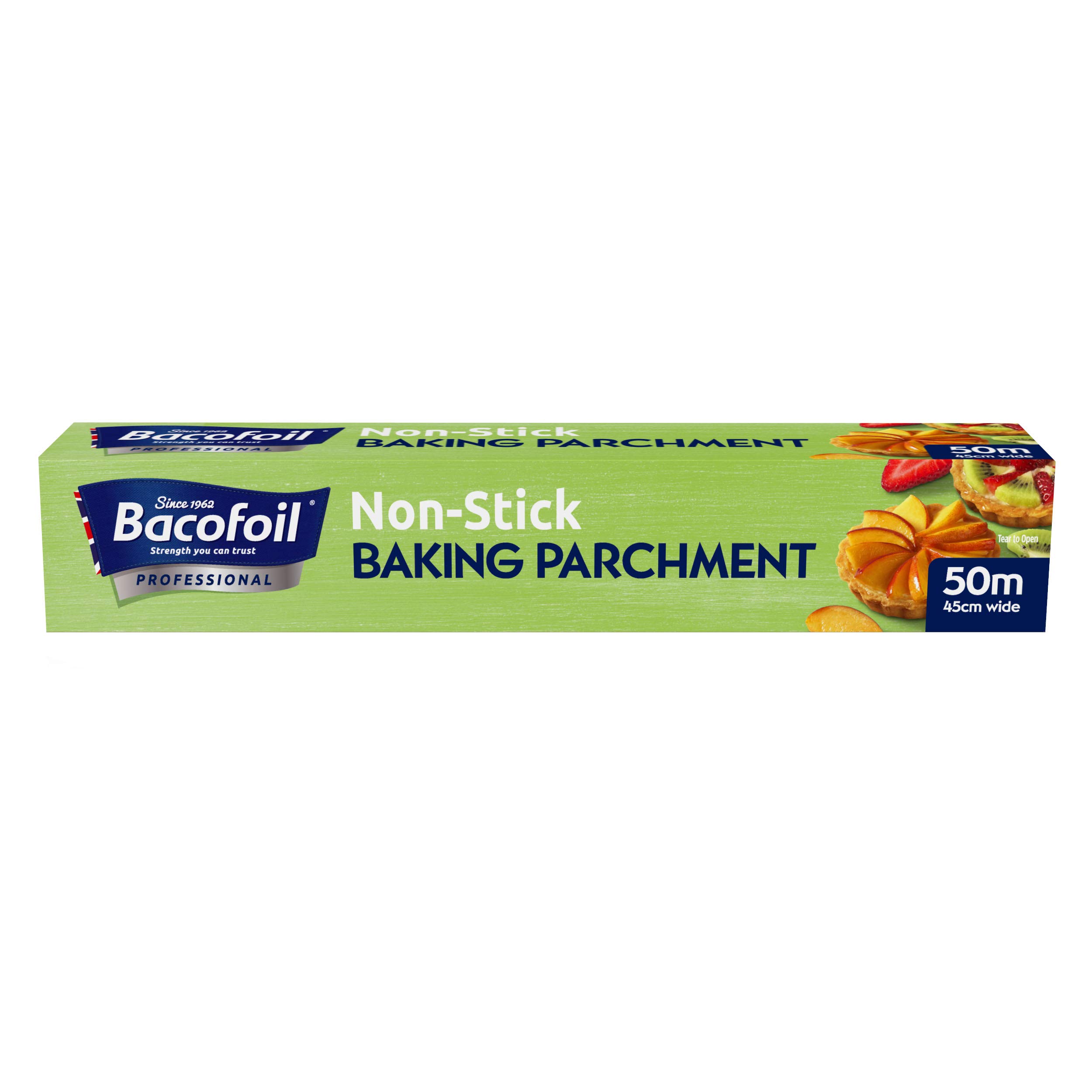 Deli Supplies 1 x Roll of Baco Baking Parchment Paper 50M x 45cm Great Value Professional Catering Kitchen.
