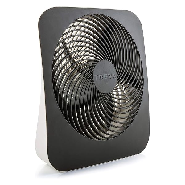 TREVA 10-INCH PORTABLE FAN, POWERED BY BATTERY AND/OR...