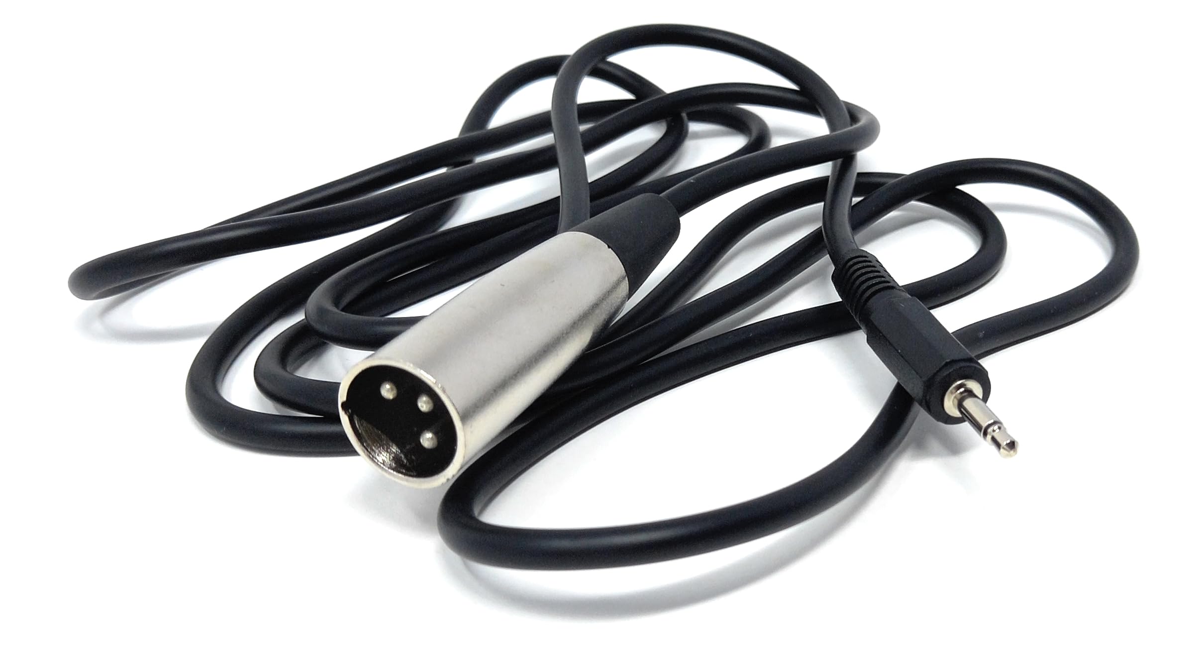DRUT 2m 3 Pin XLR Male Plug to 3.5mm 1/8 Mono Jack AUX Plug Audio Lead Cable 6.5ft