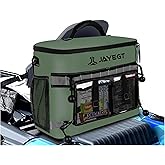 Kayak Cooler Behind Seat - Waterproof Cooler Bag Compatible with Lawn-Chair Seat Kayak,Kayak Accessories Camping Cooler, Portable Ice Chest for Fishing, Beach,Picnic, Trips (Orange, Medium)