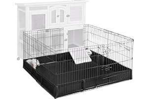 Aivituvin Pet Playpen Guinea Pig Cage Small Animal Rabbit Exercise Pen with Waterproof Floor Liner - Extension Playpen ONLY