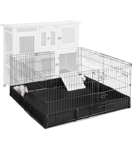 Guinea Pig Cage Transparent Clear Small Animal Playpen, s, Puppy