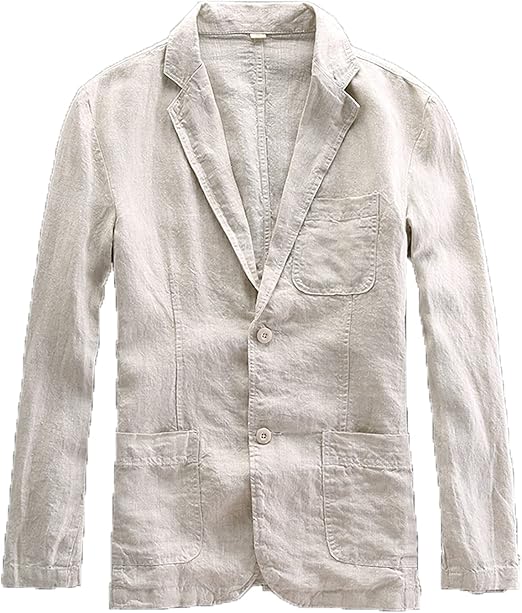 Amazon リネン ジャケット メンズ 夏 ブレザー 上質 背抜き サマージャケット 綿麻 紺 コート ジャケット 通販