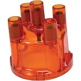 Distributor Cap, For 009 Red, Compatible with Dune Buggy | Transparent Spark Display Hi-performance Bug Baja Dune Buggy Sandrail Compatible with Volkswagen Air-cooled Classic