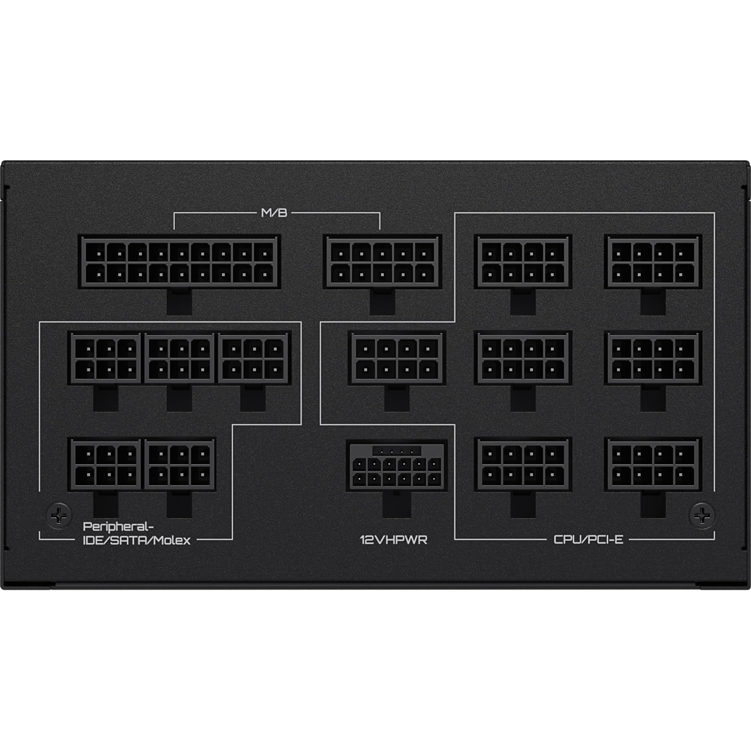 Gigabyte Ud1300Gm Pg5 80 Plus Gold Fully Modular 1300W Pcie 5.0 Power Supply Unit, Atx 3.0, 12Vhpwr Gpu Connector, Flat Cables, 10 Year Warranty - View 7