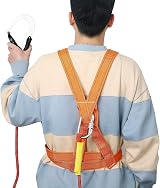 Btstil Full Body Safety Harness Kit Adjustable Belt for Aerial Work Fall view 6